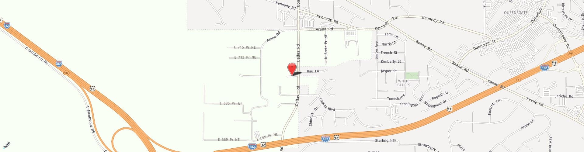Location Map: E 279 PR Northeast Richland, WA 73206